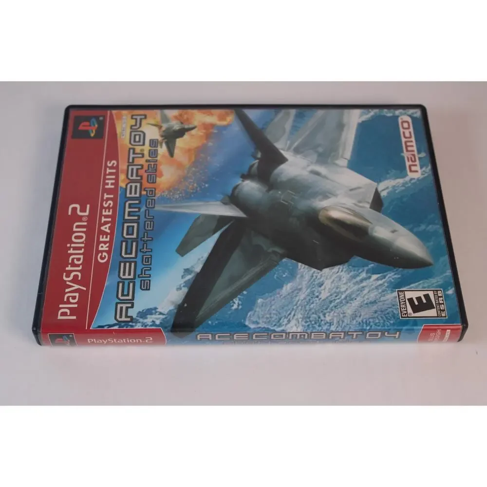 Ace Combat 04: Shattered Skies (Sony PlayStation 2, 2001, PS2) Authentic tested